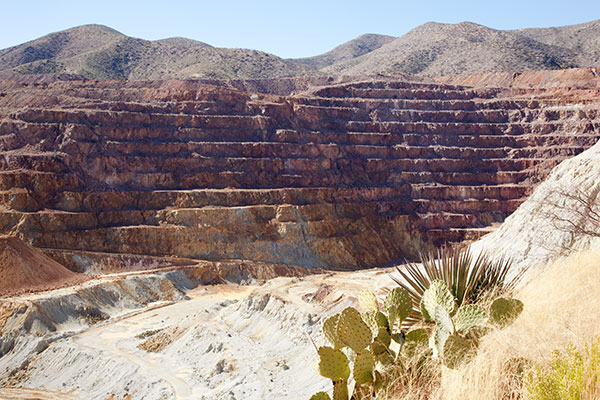 Lavender Pit Freeport McMoRan Copper & Gold Bisbee Arizona