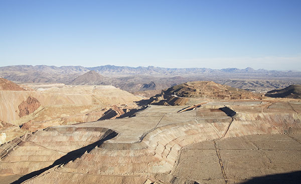 Open Pit of Phelps Dodge Morenci, Morenci, Arizona