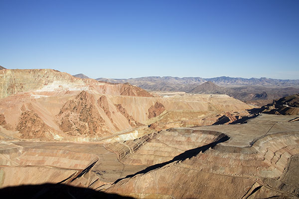 Open Pit of Phelps Dodge Morenci, Morenci, Arizona