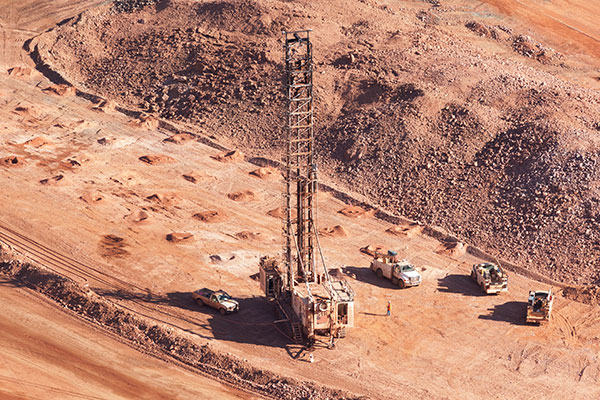 Blast Hole Drill, Morenci, Arizona