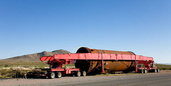 Dual Lane Transporter with Transformer wide load 