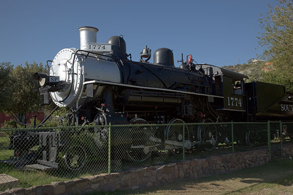 Baldwin Steam Locomotive No. 1774 in Globe, Arizona 