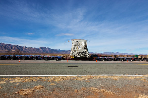 Oversize load Arizona State Road 80 