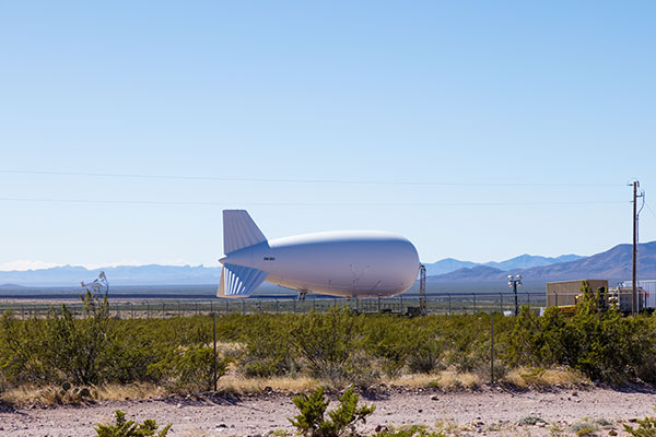 Border Patrol Blimp along NM SR 9