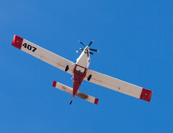 Air Tractor AT-802 Single Engine Aerial Tanker SEAT in flight flying