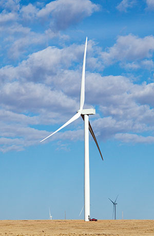 Wind Turbines, El Cabo Wind Farm, Torrance County, New Mexico 