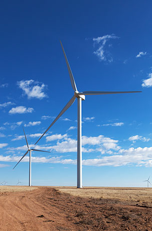 Wind Turbines, El Cabo Wind Farm, Torrance County, New Mexico 