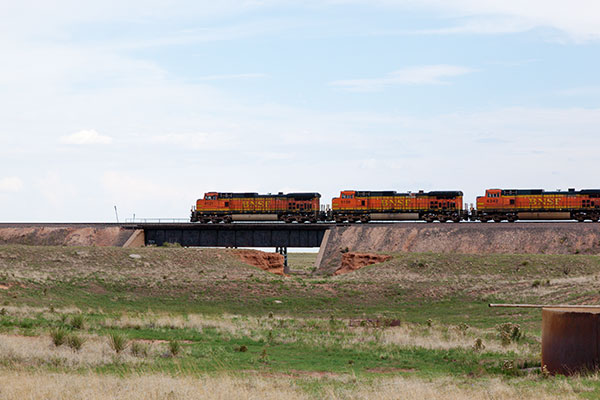 BNSF Locomotives in east central New Mexico