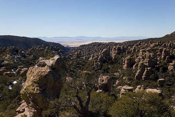 Scene from Massai Point Area, Chiricahua National Monument, Arizona 