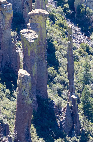 Rhyolite Canyon from Massai Point, Chiricahua National Monument, Arizona 