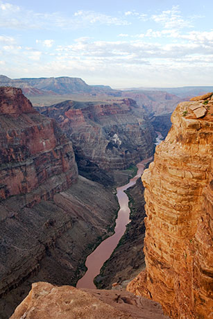 View of Colorado River from Toroweap Point, Tuweep District, Grand Canyon National Park, Arizona
