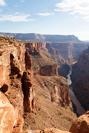 View of Colorado River from Toroweap Point, Tuweep District, Grand Canyon National Park, Arizona