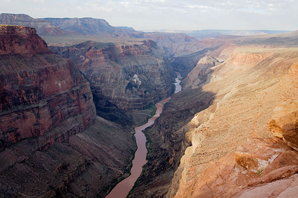 View of Colorado River from Toroweap Point, Tuweep District, Grand Canyon National Park, Arizona