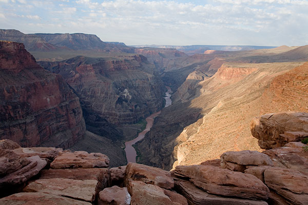 View of Colorado River from Toroweap Point, Tuweep District, Grand Canyon National Park, Arizona