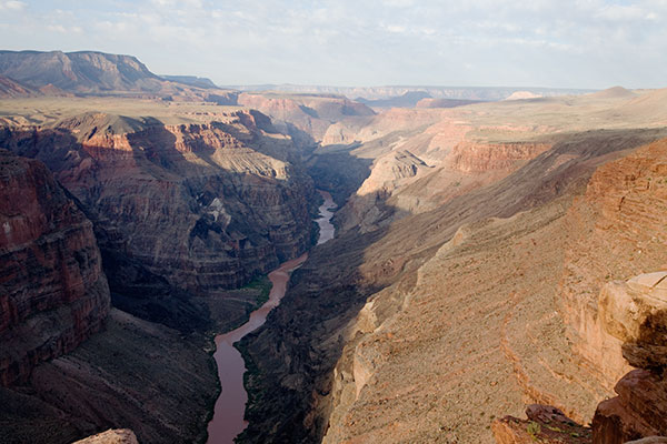 View of Colorado River from Toroweap Point, Tuweep District, Grand Canyon National Park, Arizona