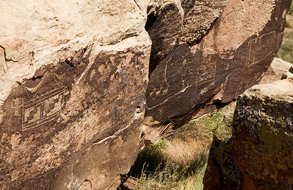 Petroglyphs, Puerco Pueblo, Petrified Forest National Park, Arizona