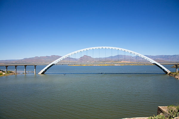 Roosevelt Lake Bridge, State Road 188, Arizona