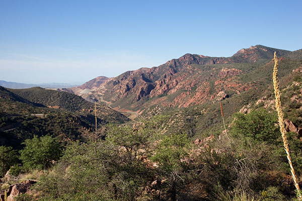Chase Creek from Overlook, US Highway 191, Arizona