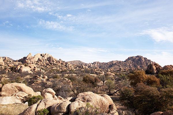 Texas Canyon along I-10, Southeastern Arizona 