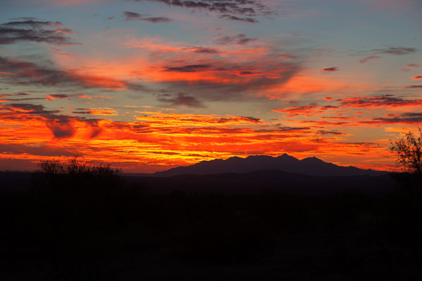 Sunrise, Altar Valley,  Arizona 