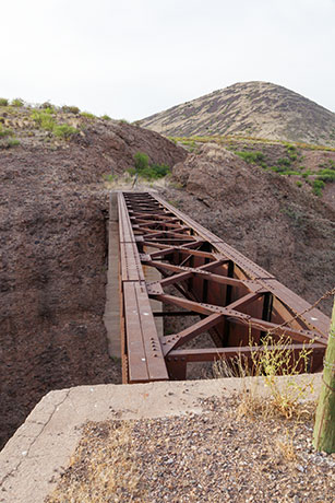  Negro Canyon Bridge, Morenci Southern Railway, north of Guthrie,  Arizona
