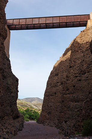  Negro Canyon Bridge, Morenci Southern Railway, north of Guthrie,  Arizona