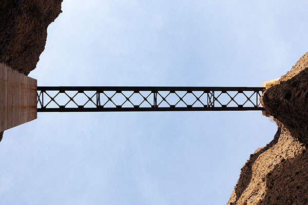  Negro Canyon Bridge, Morenci Southern Railway, north of Guthrie,  Arizona