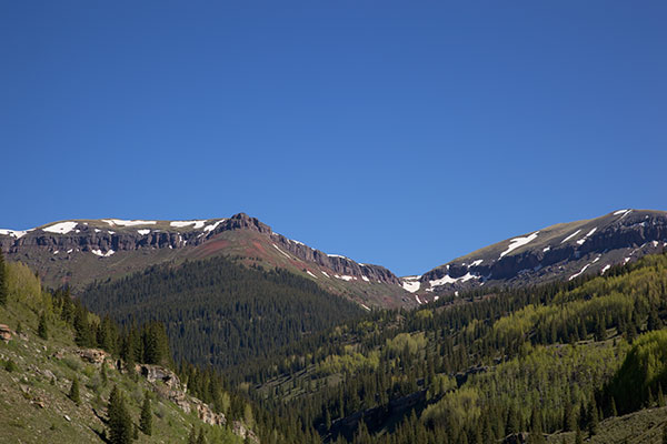 Scenes along the Durango - Silverton Highway (US 550), Colorado