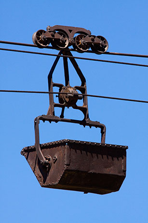 Aerial Tramway at Mayflower Mill near Silverton, Colorado