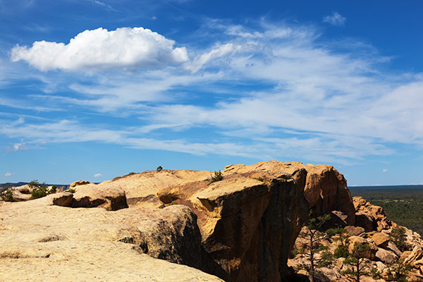 Clouds over Sandstone Bluffs, El Malpais National Monument