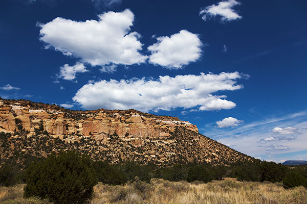 Clouds over Sandstone Bluffs, El Malpais National Monument