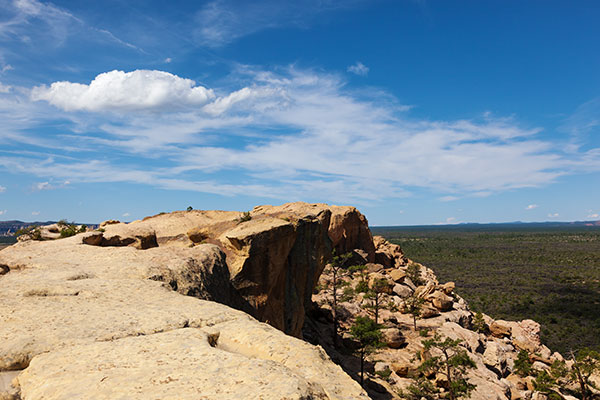 View from Sandstone Bluffs Overlook, El Malpais National Monument