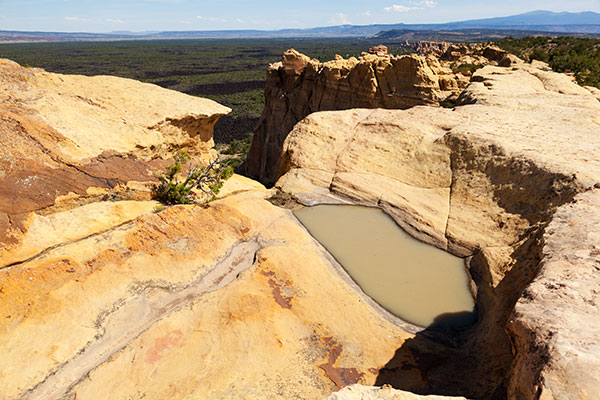 View from Sandstone Bluffs Overlook, El Malpais National Monument