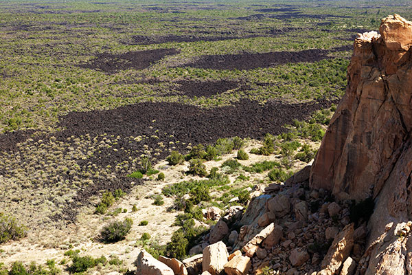 View from Sandstone Bluffs Overlook, El Malpais National Monument