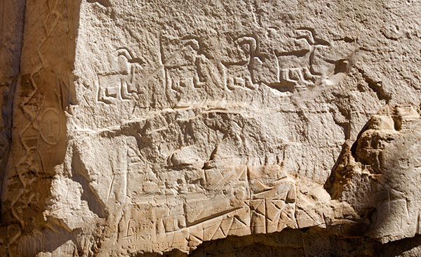 Petroglyphs, Inscriptions on Rock, El Morro National Monument