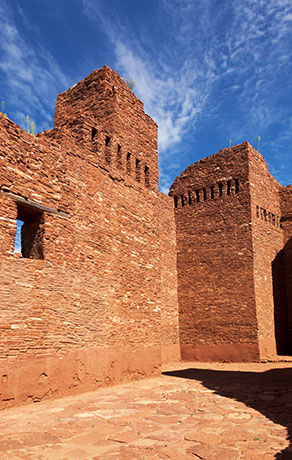 Nuestra Senora de la Purisima Concepcion de Cuarac, Quarai Ruins, Salinas Pueblo Missions National Monument, New Mexico