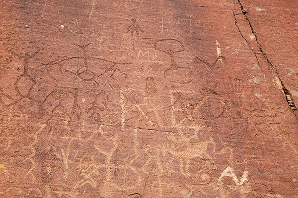 Post Office Rock, Steeple Rock Canyon, Hidalgo County, New Mexico