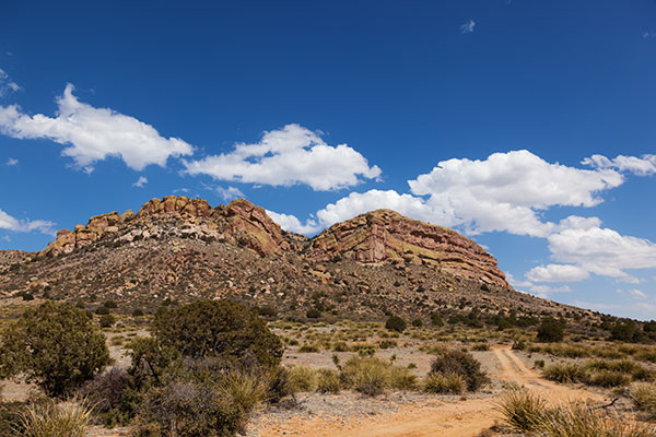Knight Peak in Burro Mountains, Grant County, New Mexico