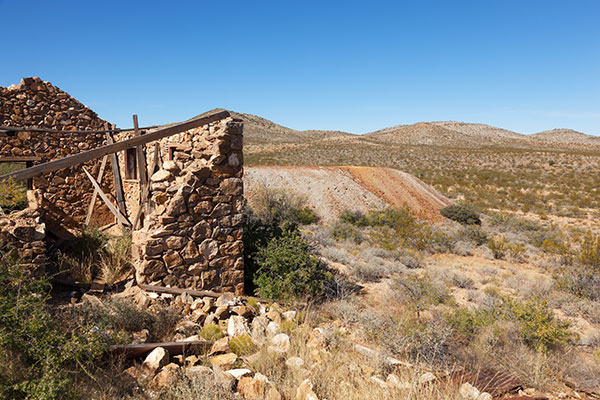 Ruins of Buildings, Old Hachita, Grant County, New Mexico