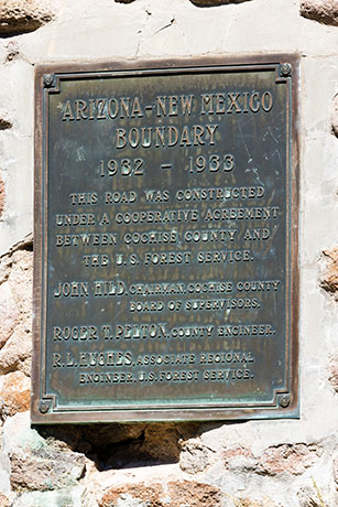 Arizona/New Mexico Boundary Monument, Geronimo Trail, Hidalgo County, New Mexico