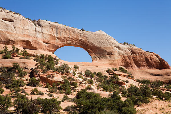 Wilson Arch in southeastern Utah,