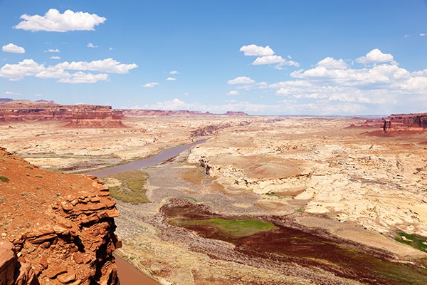Colorado River at Hite in Southeastern Utah