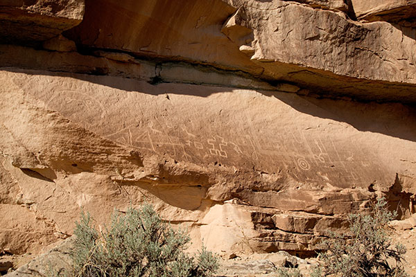 Petroglyphs, Montezuma Creek, Utah