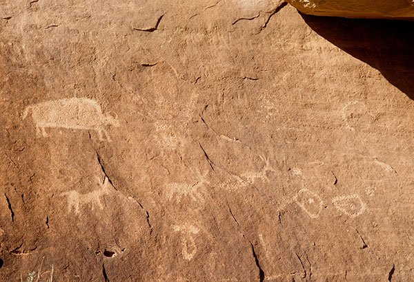 Petroglyphs, Montezuma Creek, Utah