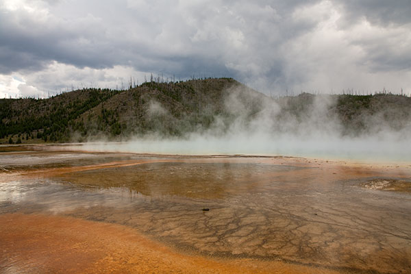 Grand Prismatic Spring in Yellowstone National Park