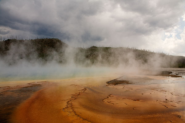 Grand Prismatic Spring in Yellowstone National Park